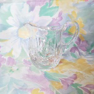 Vintage Geometric Depression Glass Creamer